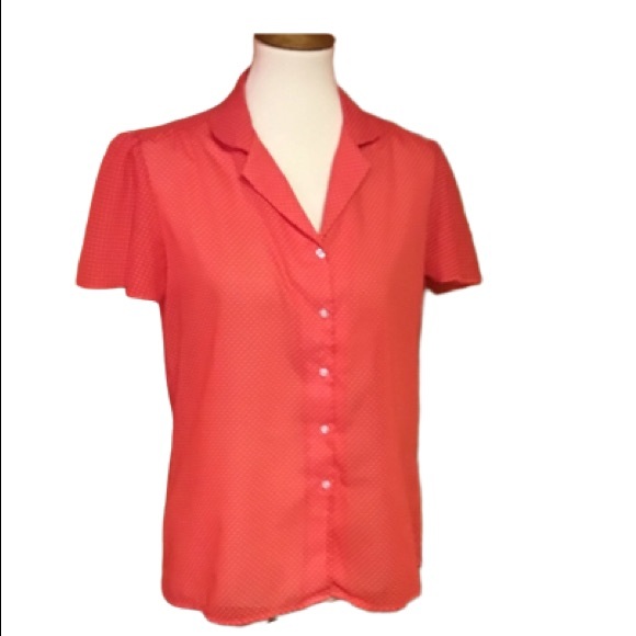 Authentic Original Vintage Style Tops - Vintage feminine polka dot feminine blouse